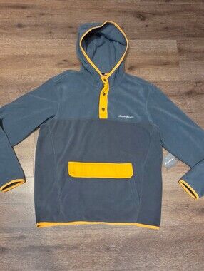 ​Eddie Bauer Men's Quest Snap Packable Anorak Hoodie